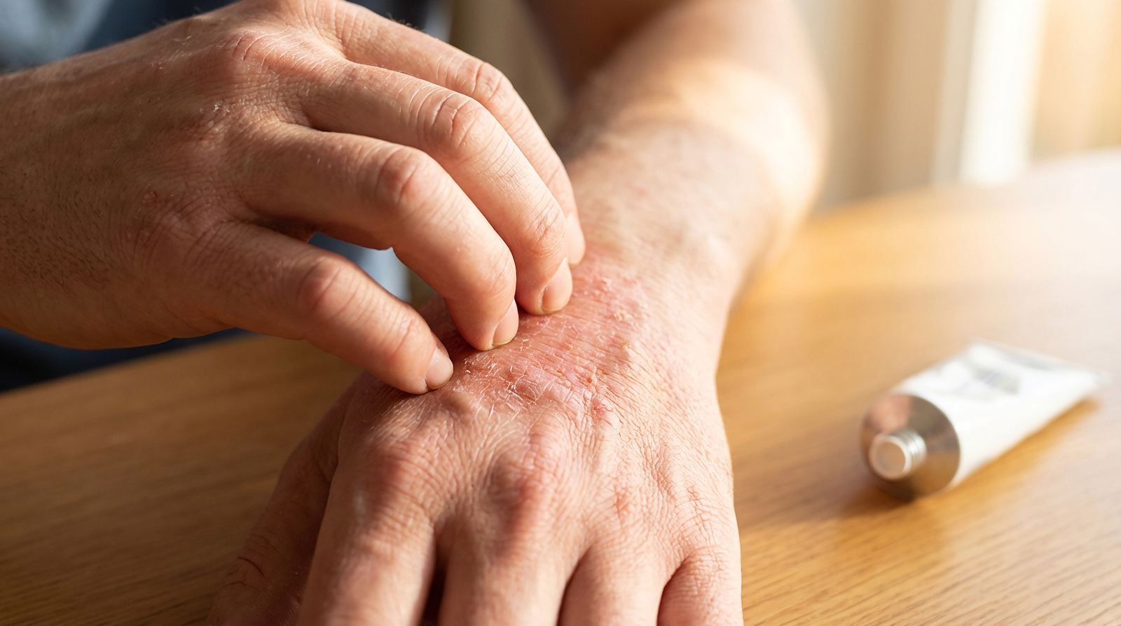 Dry itchy-feeling skin after showering in untreated water